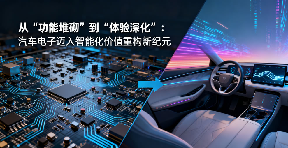 从&ldquo;功能堆砌&rdquo;到&ldquo;体验深化&rdquo;：汽车电子迈入智能化价值重构新纪元